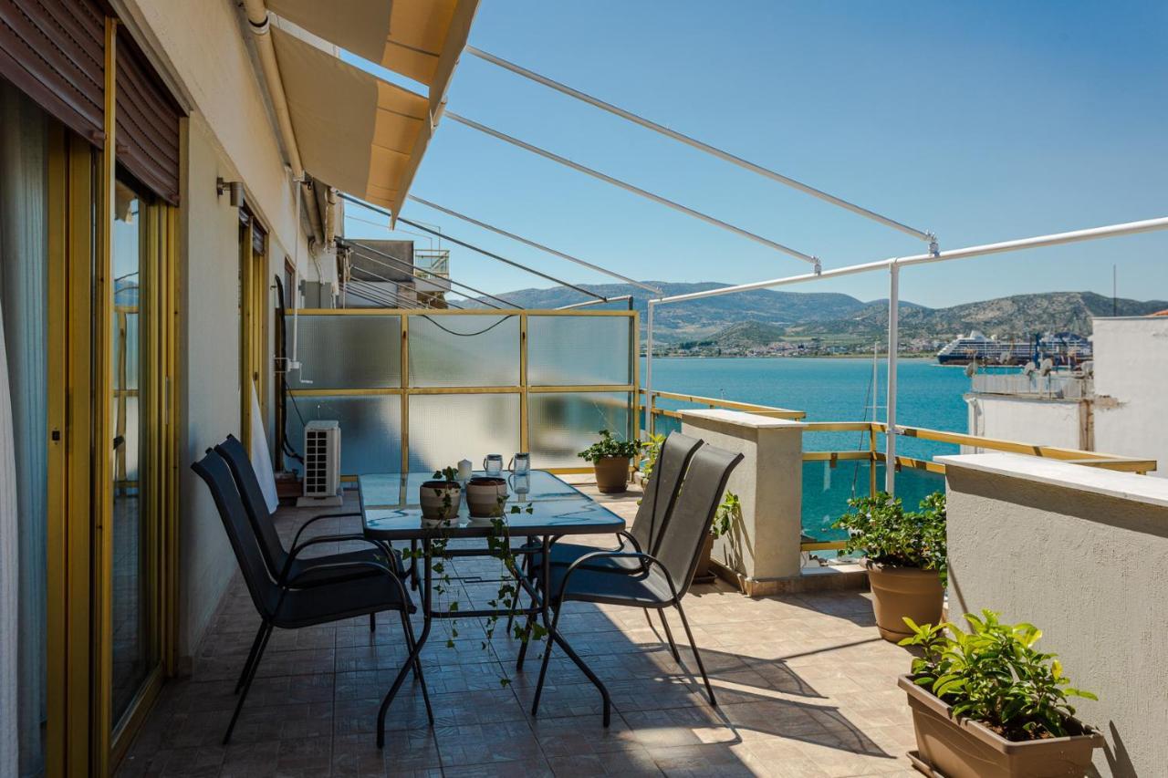 Cozy Seaside Penthouse With Sea & Mountain View. Apartment โวโลส ภายนอก รูปภาพ