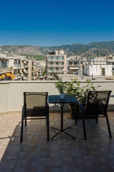 Cozy Seaside Penthouse With Sea & Mountain View. Apartment โวโลส ภายนอก รูปภาพ