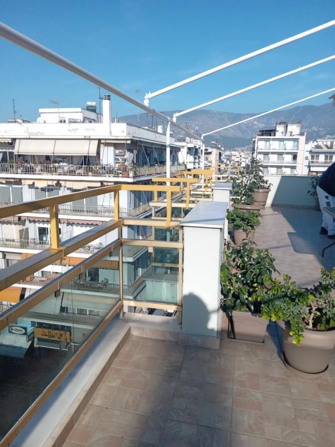 Cozy Seaside Penthouse With Sea & Mountain View. Apartment โวโลส ภายนอก รูปภาพ